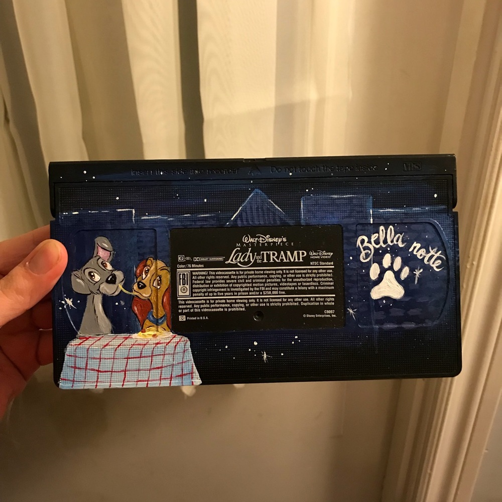 Hand painted vhs